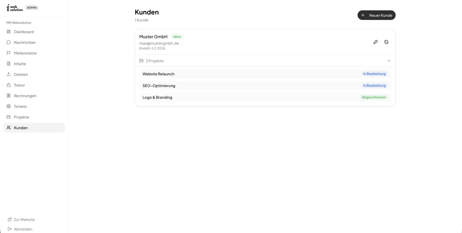 Kundenverwaltung